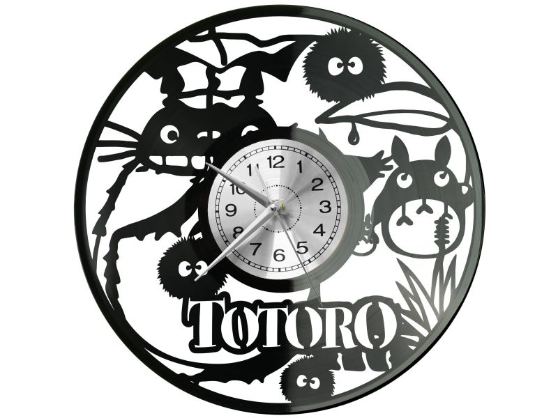 My Neighbor Totoro Vinyl Zegar Ścienny Płyta Winylowa Nowoczesny Dekoracyjny Na Prezent Urodziny