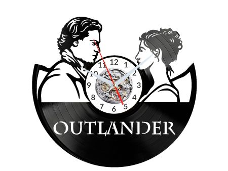 Outlander Vinyl Zegar Ścienny Płyta Winylowa Nowoczesny Dekoracyjny Na Prezent Urodziny