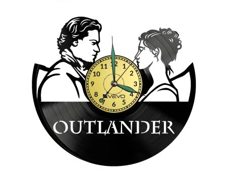 Outlander Vinyl Zegar Ścienny Płyta Winylowa Nowoczesny Dekoracyjny Na Prezent Urodziny