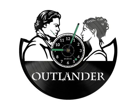 Outlander Vinyl Zegar Ścienny Płyta Winylowa Nowoczesny Dekoracyjny Na Prezent Urodziny