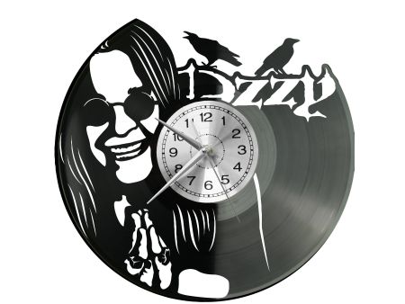 Ozzy Osbourne Vinyl Zegar Ścienny Płyta Winylowa Nowoczesny Dekoracyjny Na Prezent Urodziny