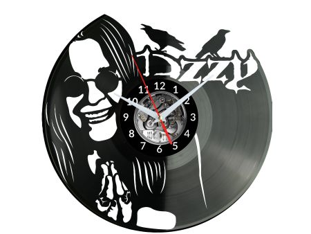 Ozzy Osbourne Vinyl Zegar Ścienny Płyta Winylowa Nowoczesny Dekoracyjny Na Prezent Urodziny