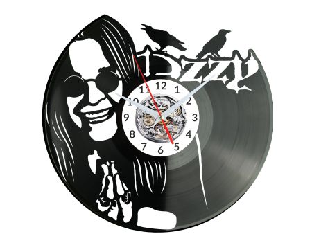 Ozzy Osbourne Vinyl Zegar Ścienny Płyta Winylowa Nowoczesny Dekoracyjny Na Prezent Urodziny