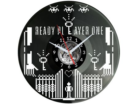 Ready Player One Vinyl Zegar Ścienny Płyta Winylowa Nowoczesny Dekoracyjny Na Prezent Urodziny