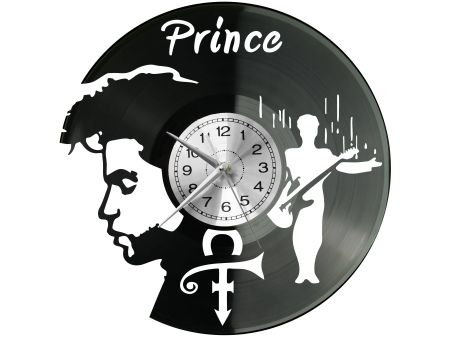 PRINCE Vinyl Zegar Ścienny Płyta Winylowa Nowoczesny Dekoracyjny Na Prezent Urodziny