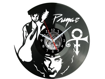 PRINCE Vinyl Zegar Ścienny Płyta Winylowa Nowoczesny Dekoracyjny Na Prezent Urodziny