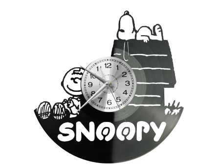 SNOOPY Vinyl Zegar Ścienny Płyta Winylowa Nowoczesny Dekoracyjny Na Prezent Urodziny