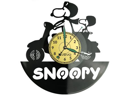 SNOOPY Vinyl Zegar Ścienny Płyta Winylowa Nowoczesny Dekoracyjny Na Prezent Urodziny