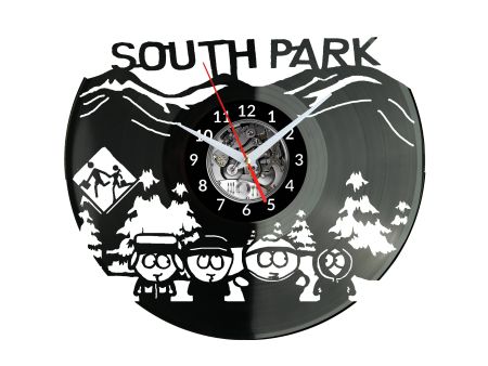 SOUTH PARK Vinyl Zegar Ścienny Płyta Winylowa Nowoczesny Dekoracyjny Na Prezent Urodziny