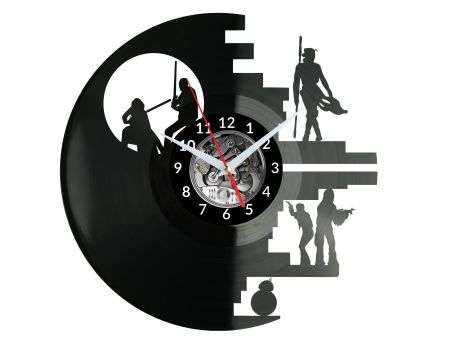 Star Wars Vinyl Zegar Ścienny Płyta Winylowa Nowoczesny Dekoracyjny Na Prezent Urodziny