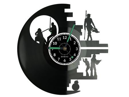 Star Wars Vinyl Zegar Ścienny Płyta Winylowa Nowoczesny Dekoracyjny Na Prezent Urodziny