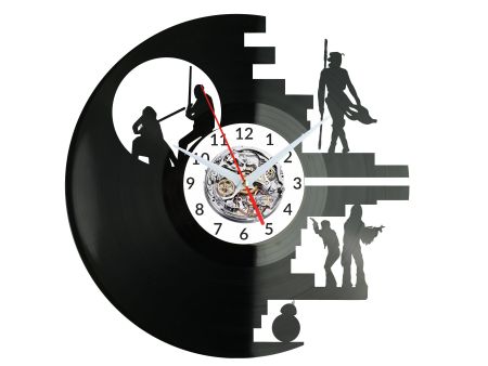 Star Wars Vinyl Zegar Ścienny Płyta Winylowa Nowoczesny Dekoracyjny Na Prezent Urodziny