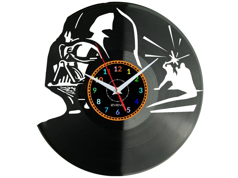 Star Wars Dark Vader Vinyl Zegar Ścienny Płyta Winylowa Nowoczesny Dekoracyjny Na Prezent Urodziny