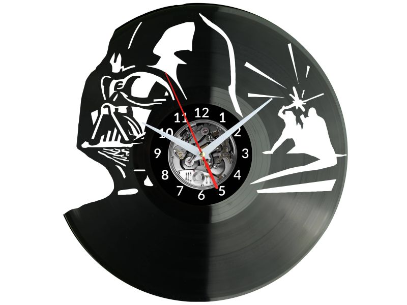 Star Wars Dark Vader Vinyl Zegar Ścienny Płyta Winylowa Nowoczesny Dekoracyjny Na Prezent Urodziny