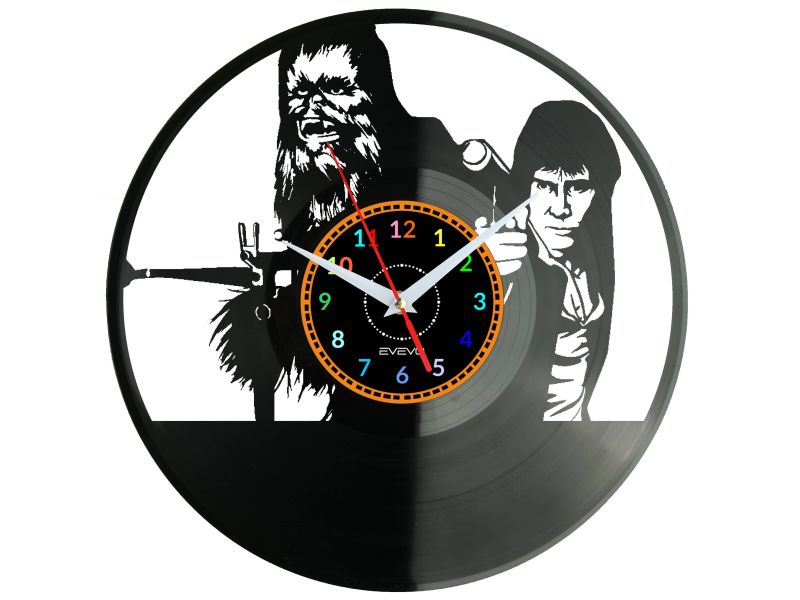 Star Wars Vinyl Zegar Ścienny Płyta Winylowa Nowoczesny Dekoracyjny Na Prezent Urodziny