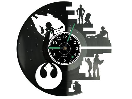 Star Wars Vinyl Zegar Ścienny Płyta Winylowa Nowoczesny Dekoracyjny Na Prezent Urodziny