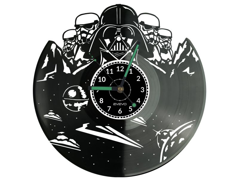 Star Wars Vinyl Zegar Ścienny Płyta Winylowa Nowoczesny Dekoracyjny Na Prezent Urodziny