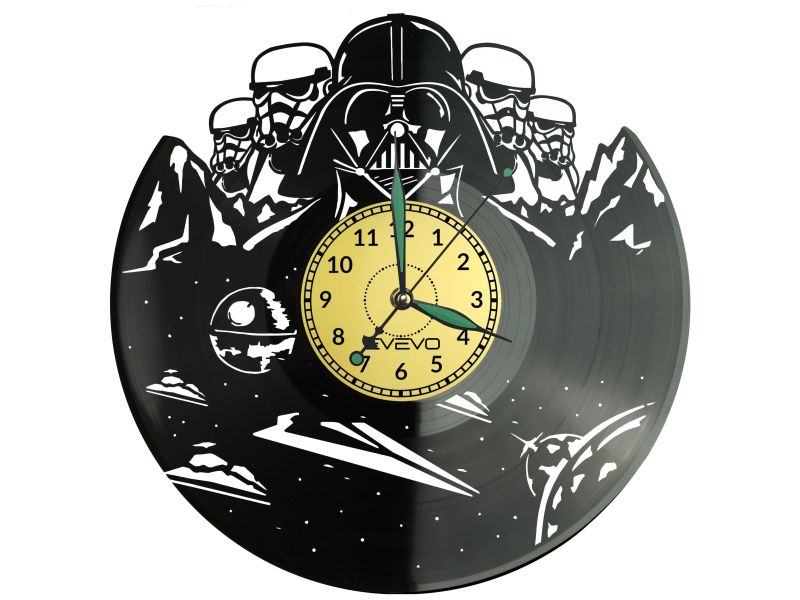 Star Wars Vinyl Zegar Ścienny Płyta Winylowa Nowoczesny Dekoracyjny Na Prezent Urodziny