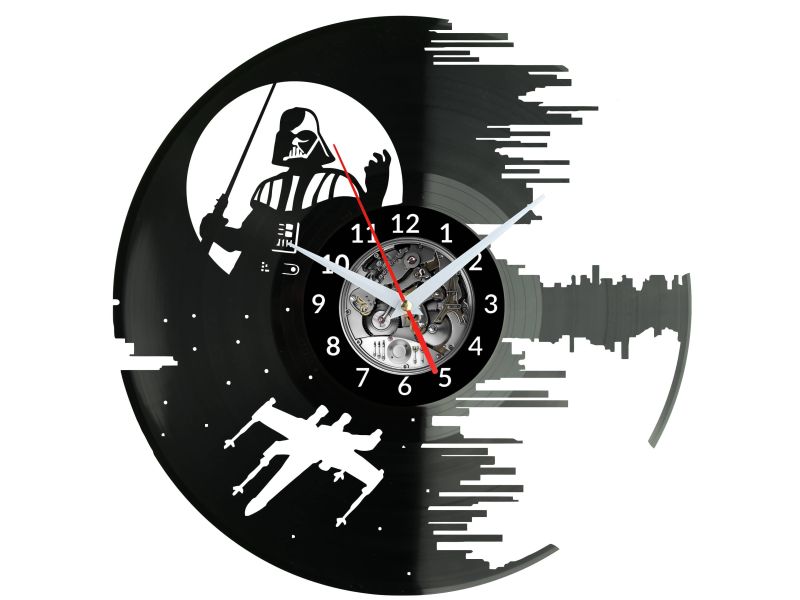 Star Wars Vinyl Zegar Ścienny Płyta Winylowa Nowoczesny Dekoracyjny Na Prezent Urodziny