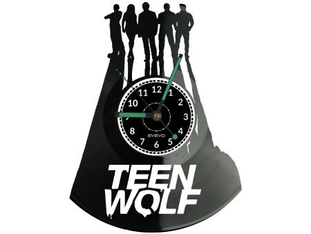 TEEN WOLF Vinyl Zegar Ścienny Płyta Winylowa Nowoczesny Dekoracyjny Na Prezent Urodziny