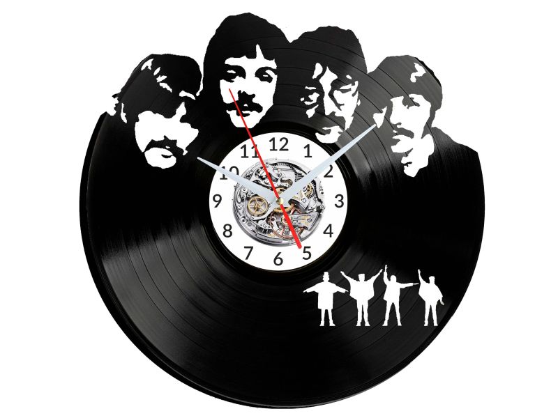 THE BEATLES Vinyl Zegar Ścienny Płyta Winylowa Nowoczesny Dekoracyjny Na Prezent Urodziny