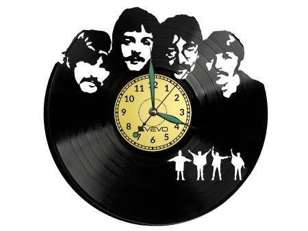 THE BEATLES Vinyl Zegar Ścienny Płyta Winylowa Nowoczesny Dekoracyjny Na Prezent Urodziny