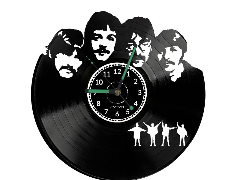 THE BEATLES Vinyl Zegar Ścienny Płyta Winylowa Nowoczesny Dekoracyjny Na Prezent Urodziny