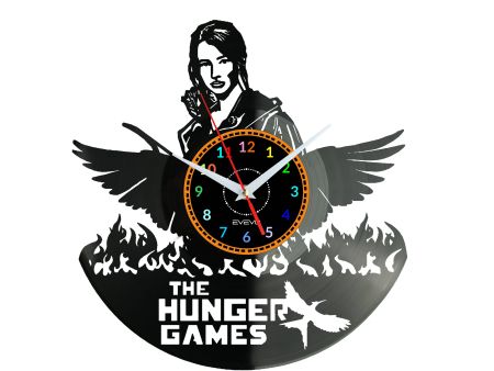 The Hunger Games Vinyl Zegar Ścienny Płyta Winylowa Nowoczesny Dekoracyjny Na Prezent Urodziny