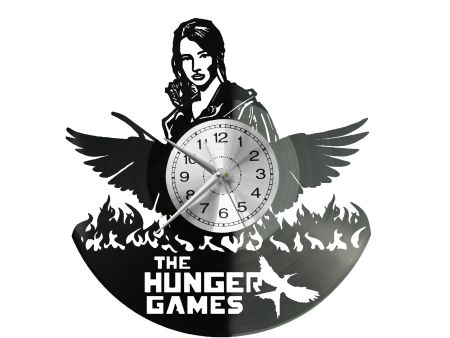 The Hunger Games Vinyl Zegar Ścienny Płyta Winylowa Nowoczesny Dekoracyjny Na Prezent Urodziny