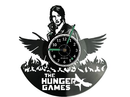 The Hunger Games Vinyl Zegar Ścienny Płyta Winylowa Nowoczesny Dekoracyjny Na Prezent Urodziny