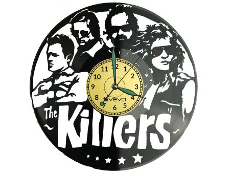 The Killers Vinyl Zegar Ścienny Płyta Winylowa Nowoczesny Dekoracyjny Na Prezent Urodziny