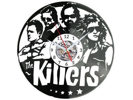 The Killers Vinyl Zegar Ścienny Płyta Winylowa Nowoczesny Dekoracyjny Na Prezent Urodziny