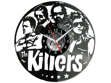 The Killers Vinyl Zegar Ścienny Płyta Winylowa Nowoczesny Dekoracyjny Na Prezent Urodziny