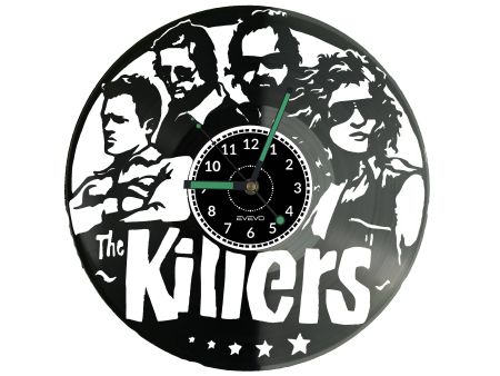 The Killers Vinyl Zegar Ścienny Płyta Winylowa Nowoczesny Dekoracyjny Na Prezent Urodziny