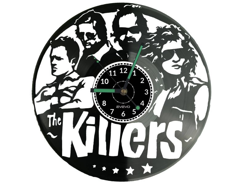 The Killers Vinyl Zegar Ścienny Płyta Winylowa Nowoczesny Dekoracyjny Na Prezent Urodziny