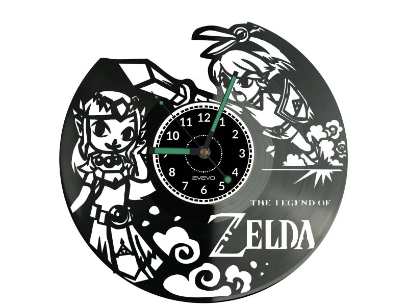 The Legend of Zelda Vinyl Zegar Ścienny Płyta Winylowa Nowoczesny Dekoracyjny Na Prezent Urodziny