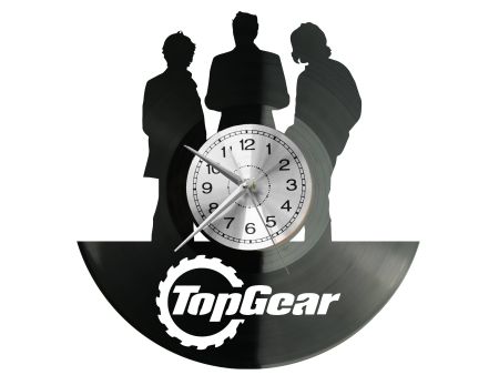 TOP GEAR Vinyl Zegar Ścienny Płyta Winylowa Nowoczesny Dekoracyjny Na Prezent Urodziny