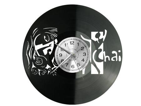 Chai Vinyl Zegar Ścienny Płyta Winylowa Nowoczesny Dekoracyjny Na Prezent Urodziny