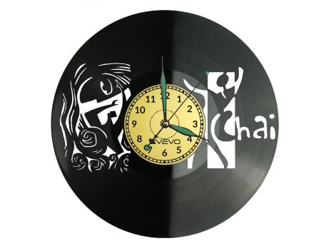 Chai Vinyl Zegar Ścienny Płyta Winylowa Nowoczesny Dekoracyjny Na Prezent Urodziny