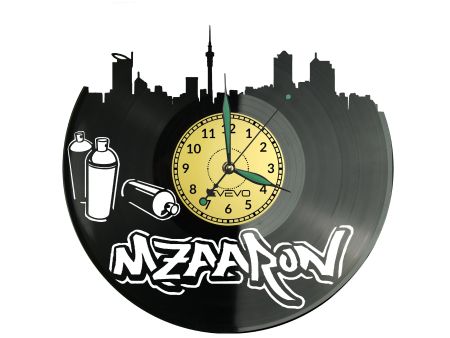 Mzaaron Vinyl Zegar Ścienny Płyta Winylowa Nowoczesny Dekoracyjny Na Prezent Urodziny