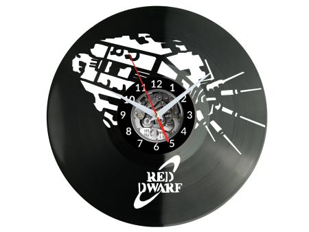 RED DWARF Vinyl Zegar Ścienny Płyta Winylowa Nowoczesny Dekoracyjny Na Prezent Urodziny