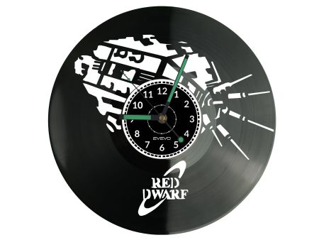 RED DWARF Vinyl Zegar Ścienny Płyta Winylowa Nowoczesny Dekoracyjny Na Prezent Urodziny