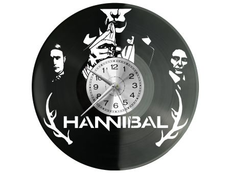 Hanibal Vinyl Zegar Ścienny Płyta Winylowa Nowoczesny Dekoracyjny Na Prezent Urodziny