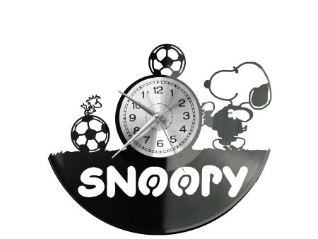 Snoopy Vinyl Zegar Ścienny Płyta Winylowa Nowoczesny Dekoracyjny Na Prezent Urodziny