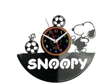 Snoopy Vinyl Zegar Ścienny Płyta Winylowa Nowoczesny Dekoracyjny Na Prezent Urodziny