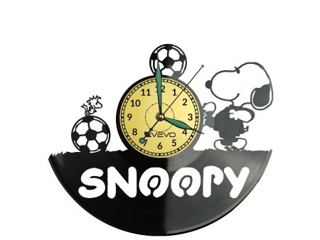 Snoopy Vinyl Zegar Ścienny Płyta Winylowa Nowoczesny Dekoracyjny Na Prezent Urodziny