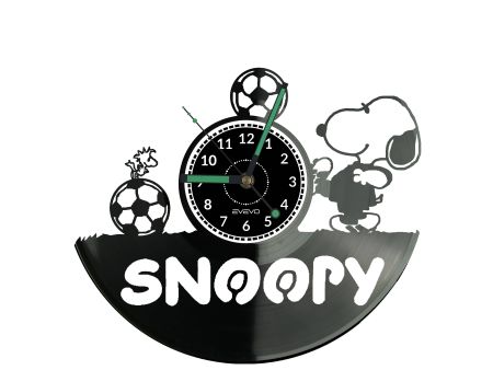 Snoopy Vinyl Zegar Ścienny Płyta Winylowa Nowoczesny Dekoracyjny Na Prezent Urodziny