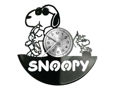 Snoopy Vinyl Zegar Ścienny Płyta Winylowa Nowoczesny Dekoracyjny Na Prezent Urodziny