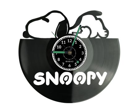 Snoopy Vinyl Zegar Ścienny Płyta Winylowa Nowoczesny Dekoracyjny Na Prezent Urodziny