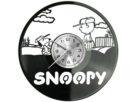 Snoopy Vinyl Zegar Ścienny Płyta Winylowa Nowoczesny Dekoracyjny Na Prezent Urodziny